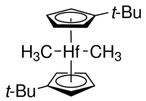 Dimethylbis(tert-butylcyclopentadienyl)hafnium - CAS:68193-45-3 - Bis(tert-butylcyclopentadienyl)dimethylhafnium(IV), Dimethylbis(t-butylcyclopentadienyl)hafnium, Bis(t-butylcyclopentadienyl)dimethylhafnium(IV), (tBuCp)2HfMe2